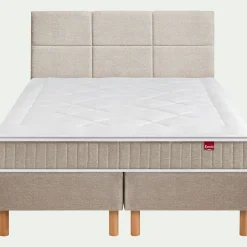 Epeda|Ensemble Matelas & Sommier*alinea Ensemble matelas ressorts+sommier ferme Epeda H68cm 2x80x200cm - Grège