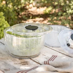 Passoire Et Essoreuse*alinea Essoreuse à salade en plastique D21cm - Transparent