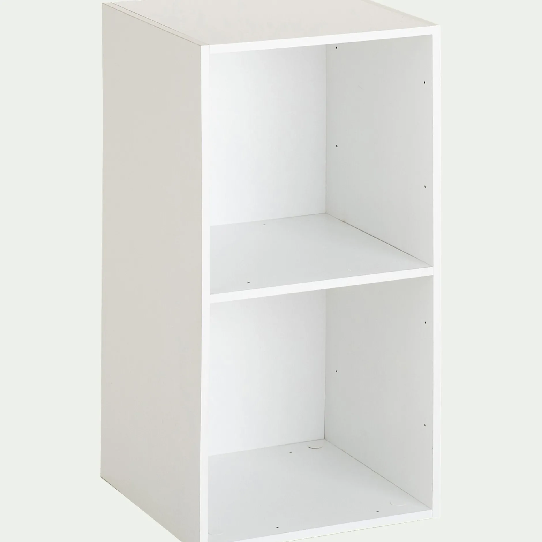 Bibliothèque Enfant|Bibliothèque Enfant*alinea Etagère 2 cases en bois - Blanc