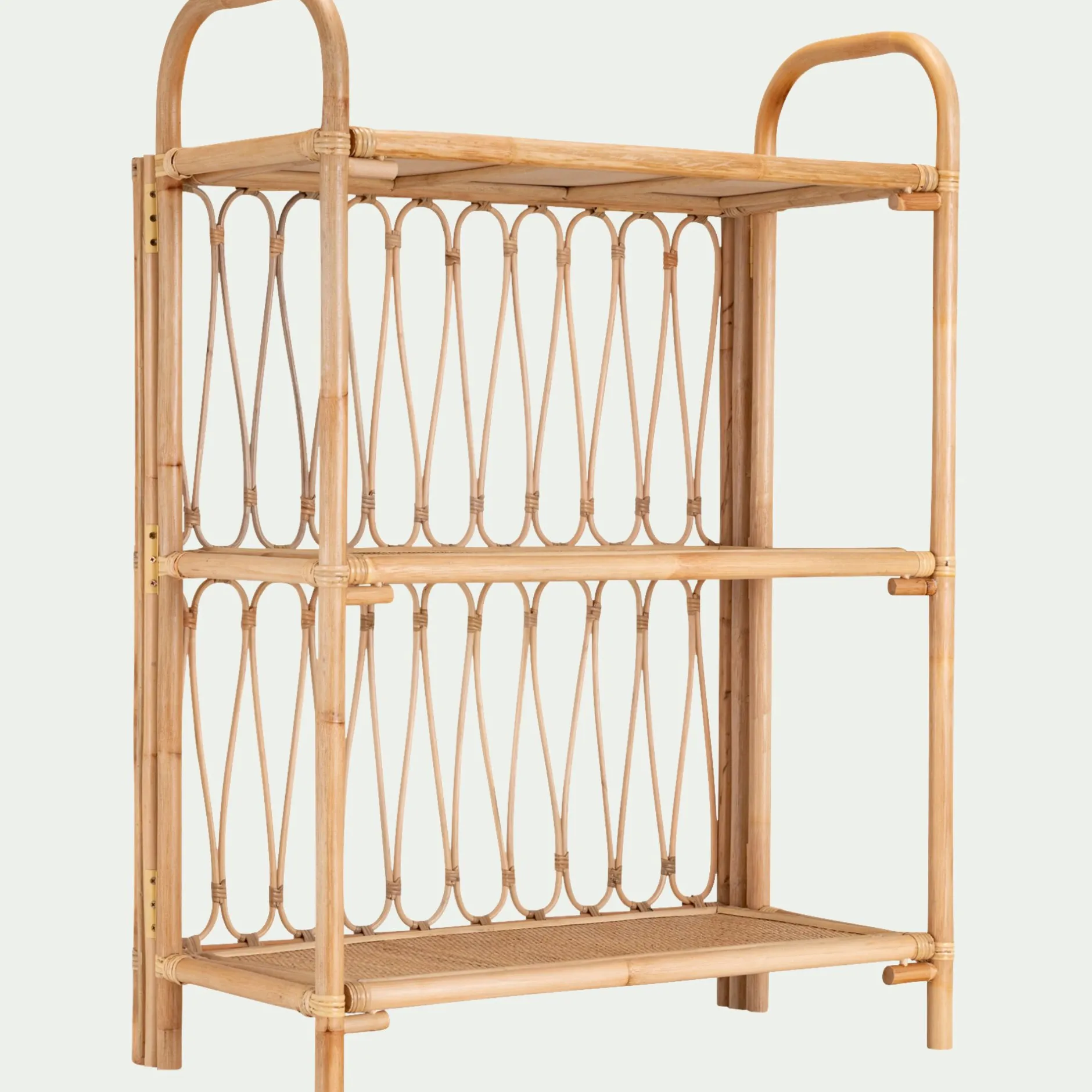 Bibliothèque Enfant|Bibliothèque Enfant*alinea Etagère bibliothèque en rotin L76cm - Naturel