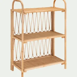 Bibliothèque Enfant|Bibliothèque Enfant*alinea Etagère bibliothèque en rotin L76cm - Naturel
