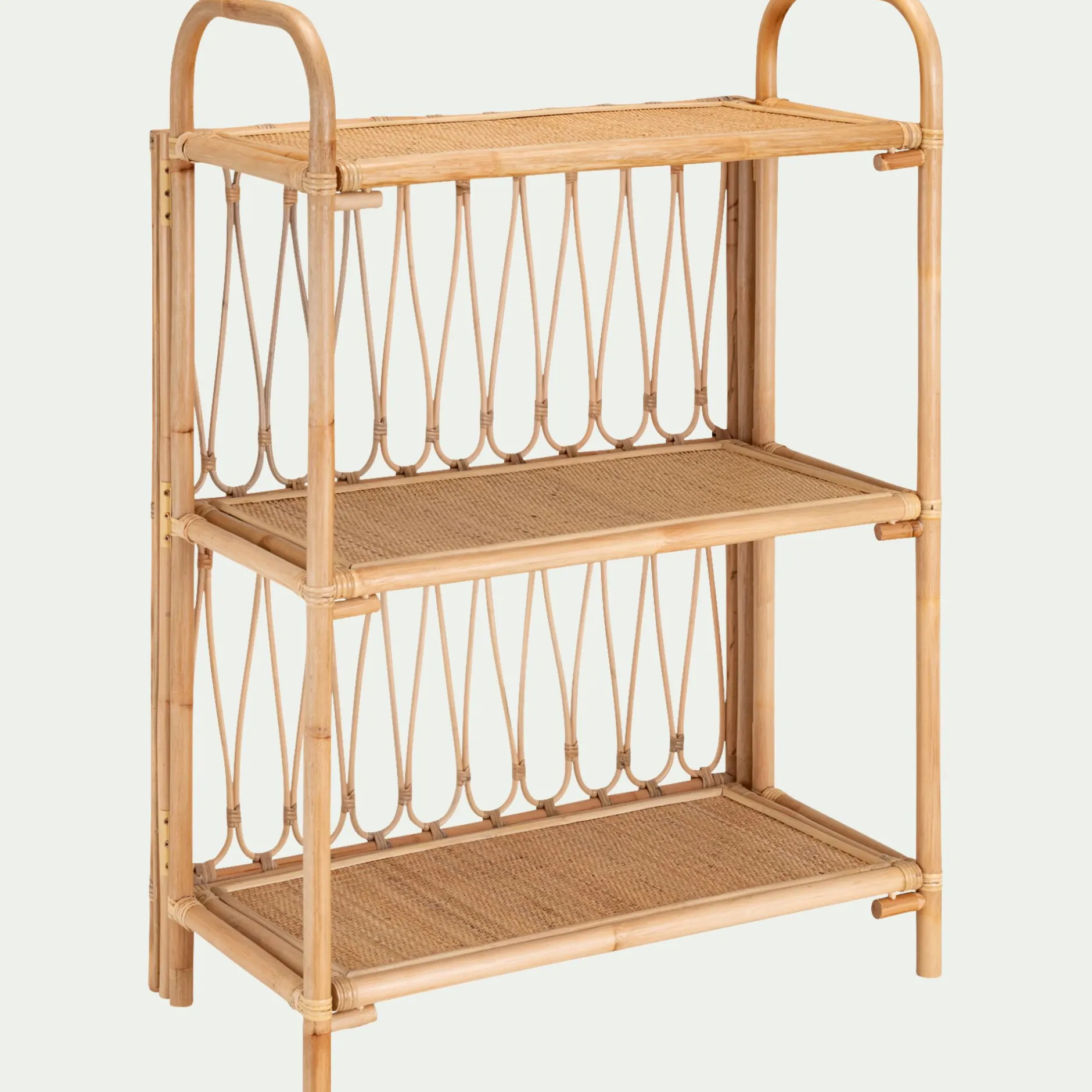 Bibliothèque Enfant|Bibliothèque Enfant*alinea Etagère bibliothèque en rotin L76cm - Naturel