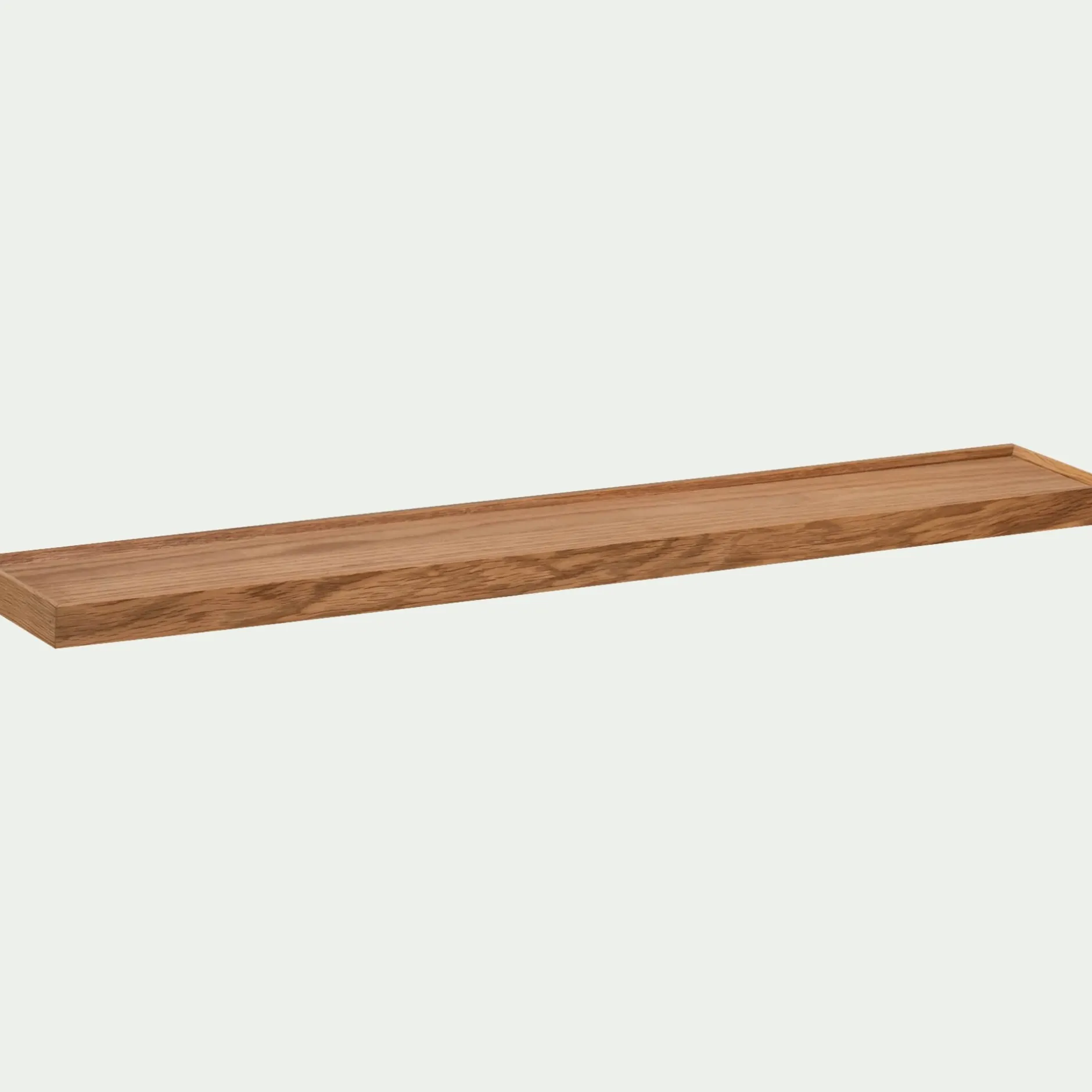 Étagère Murale*alinea Etagère murale en bois 12x80cm - Bois clair