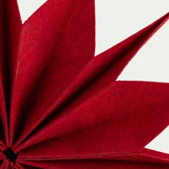 Suspension De Noël|Décoration À Suspendre*alinea Etoile à suspendre en feutrine D30cm - Rouge