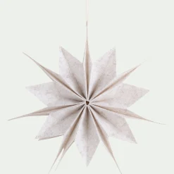 Suspension De Noël|Décoration À Suspendre*alinea Etoile à suspendre en feutrine D40cm - Blanc