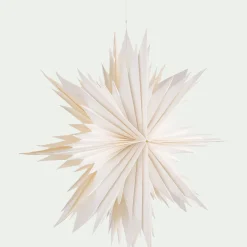 Suspension De Noël|Décoration À Suspendre*alinea Etoile à suspendre en papier D40cm - Blanc