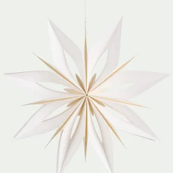 Suspension De Noël|Décoration À Suspendre*alinea Etoile à suspendre en papier D40cm - Blanc