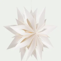 Suspension De Noël|Décoration À Suspendre*alinea Etoile à suspendre en papier D40cm - Blanc
