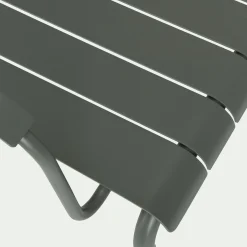 Fauteuil De Jardin*alinea Fauteuil de jardin aluminium avec accoudoirs cèdre Vert