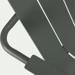 Fauteuil De Jardin*alinea Fauteuil de jardin aluminium avec accoudoirs cèdre Vert