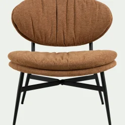 Fauteuil*alinea Fauteuil en tissu - brun rustrel Marron