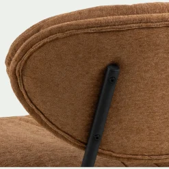 Fauteuil*alinea Fauteuil en tissu - brun rustrel Marron