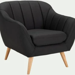 Fauteuil*alinea Fauteuil en tissu - anthracite Gris