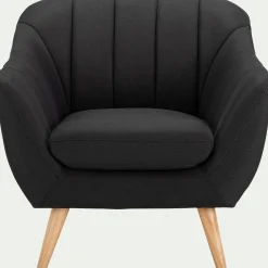 Fauteuil*alinea Fauteuil en tissu - anthracite Gris