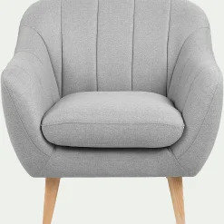 Fauteuil*alinea Fauteuil en tissu - clair Gris