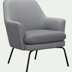 Fauteuil*alinea Fauteuil en tissu - restanque Gris