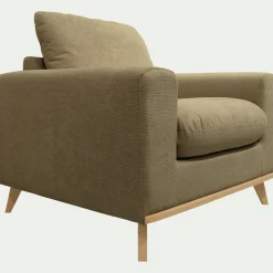 Fauteuil*alinea Fauteuil en tissu crown - Vert cèdre