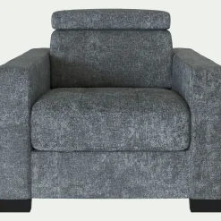 Fauteuil*alinea Fauteuil en tissu Genesis - ardoise Gris