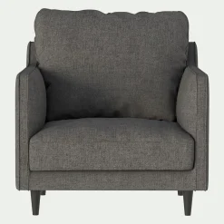 Fauteuil*alinea Fauteuil en tissu joint - restanque Gris