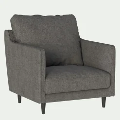 Fauteuil*alinea Fauteuil en tissu joint - restanque Gris