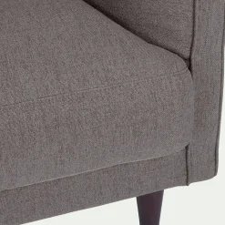 Fauteuil*alinea Fauteuil en tissu joint - restanque Gris