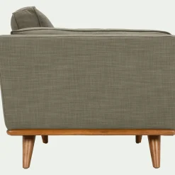 Fauteuil*alinea Fauteuil en tissu kaki cèdre Vert