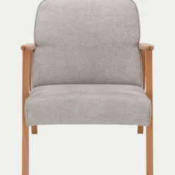 Fauteuil*alinea Fauteuil en tissu Loft - roucas Beige