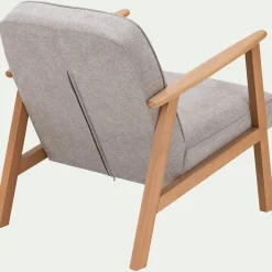 Fauteuil*alinea Fauteuil en tissu Loft - roucas Beige