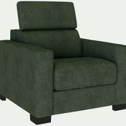 Fauteuil*alinea Fauteuil en tissu Monclar - cèdre Vert