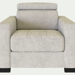 Fauteuil*alinea Fauteuil en tissu Monclar - roucas Beige