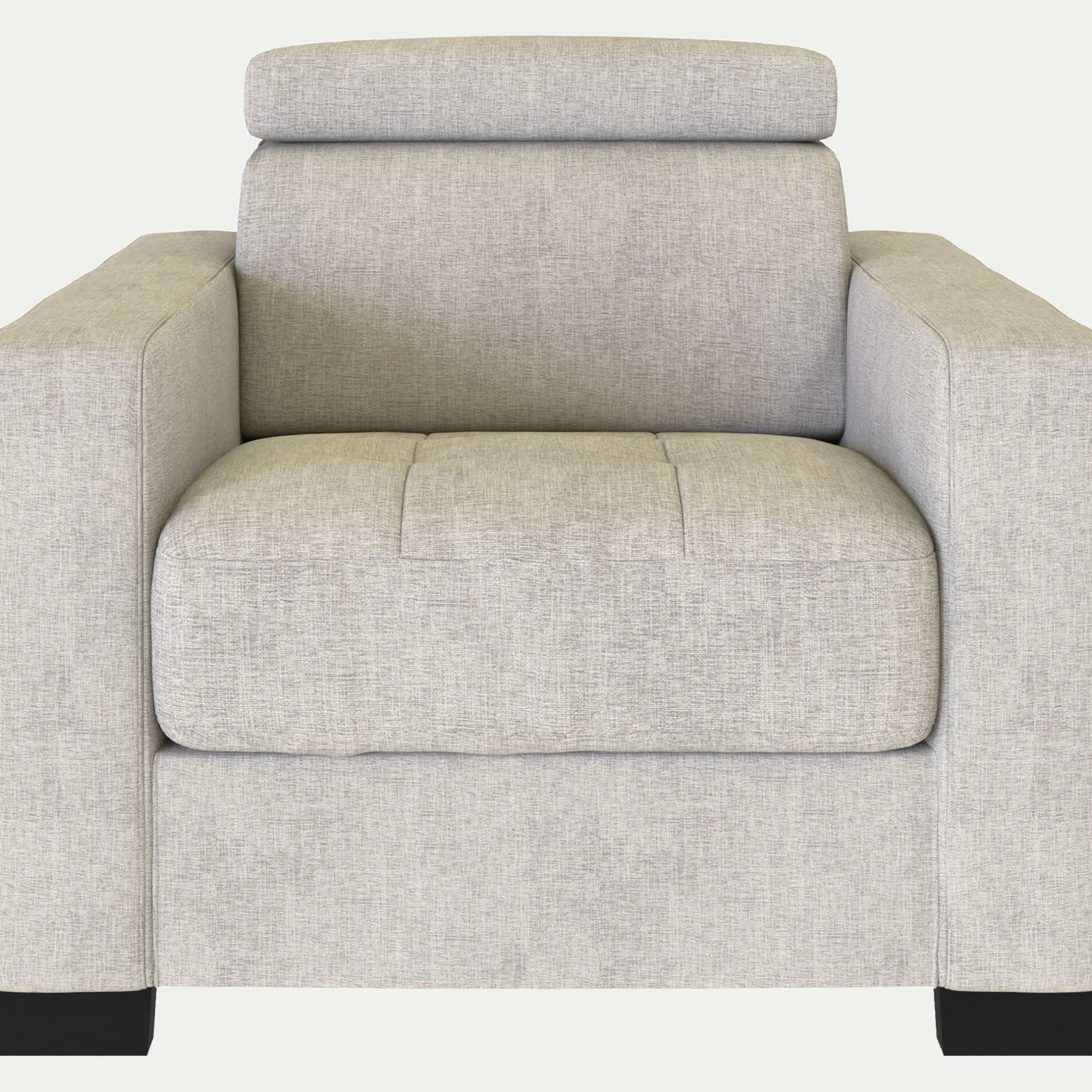 Fauteuil*alinea Fauteuil en tissu Monclar - roucas Beige
