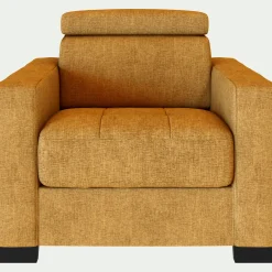 Fauteuil*alinea Fauteuil en tissu Monclar - argan Jaune