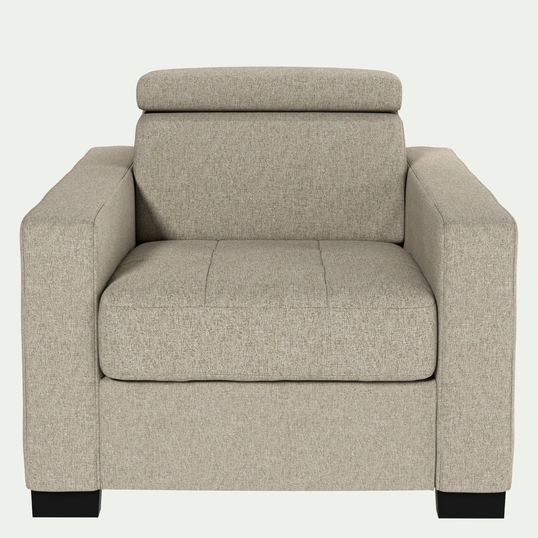 Fauteuil*alinea Fauteuil en tissu pop - Beige