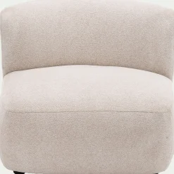 Fauteuil*alinea Fauteuil en tissu Raven - écru Blanc