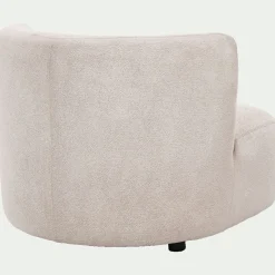 Fauteuil*alinea Fauteuil en tissu Raven - écru Blanc