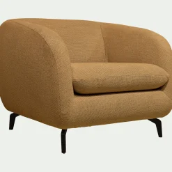 Fauteuil*alinea Fauteuil en tissu tramé - bronze Marron