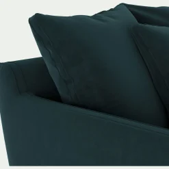 Fauteuil*alinea Fauteuil en tissu velvet - foncé Bleu