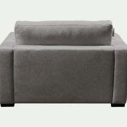 Fauteuil*alinea Fauteuil fixe en tissu Bloq - Gris