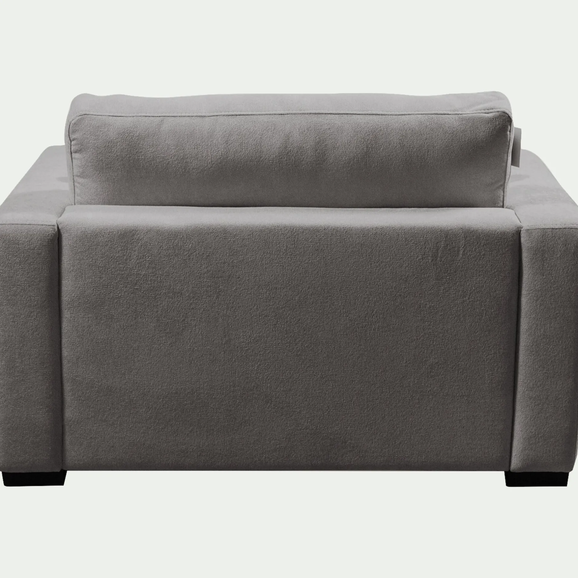 Fauteuil*alinea Fauteuil fixe en tissu Bloq - Gris