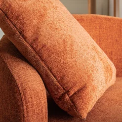 Fauteuil*alinea Fauteuil pivotant en tissu Genesis - brun rustrel Marron