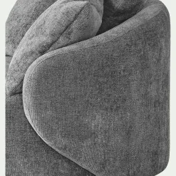 Fauteuil*alinea Fauteuil pivotant en tissu Genesis - borie Gris