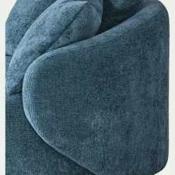 Fauteuil*alinea Fauteuil pivotant en tissu Genesis - Bleu