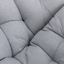 Pouf Exterieur|Fauteuil De Jardin*alinea Fauteuil relax en tissu - borie Gris