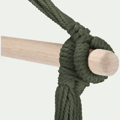 Fauteuil Suspendu*alinea Fauteuil suspendu en polycoton - Vert cèdre