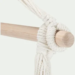 Pouf Exterieur|Fauteuil Suspendu*alinea Fauteuil suspendu en polycoton - blanc écru