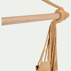 Pouf Exterieur|Fauteuil Suspendu*alinea Fauteuil suspendu en polycoton - nèfle Beige