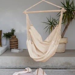 Fauteuil Suspendu*alinea Fauteuil suspendu en polycoton - roucas Beige