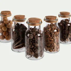 Décoration De La Table De Noël|Objet Décoratif De Noël*alinea Flacon déco végétaux séchés - (modèle aléatoire) Transparent