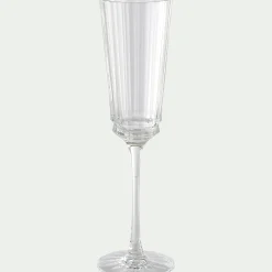 Verre À Pied|Flûte Et Coupe De Champagne*alinea Flûte à champagne en cristallin 17cl - Transparent