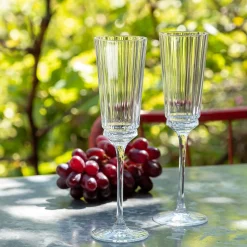 Verre À Pied|Flûte Et Coupe De Champagne*alinea Flûte à champagne en cristallin 17cl - Transparent